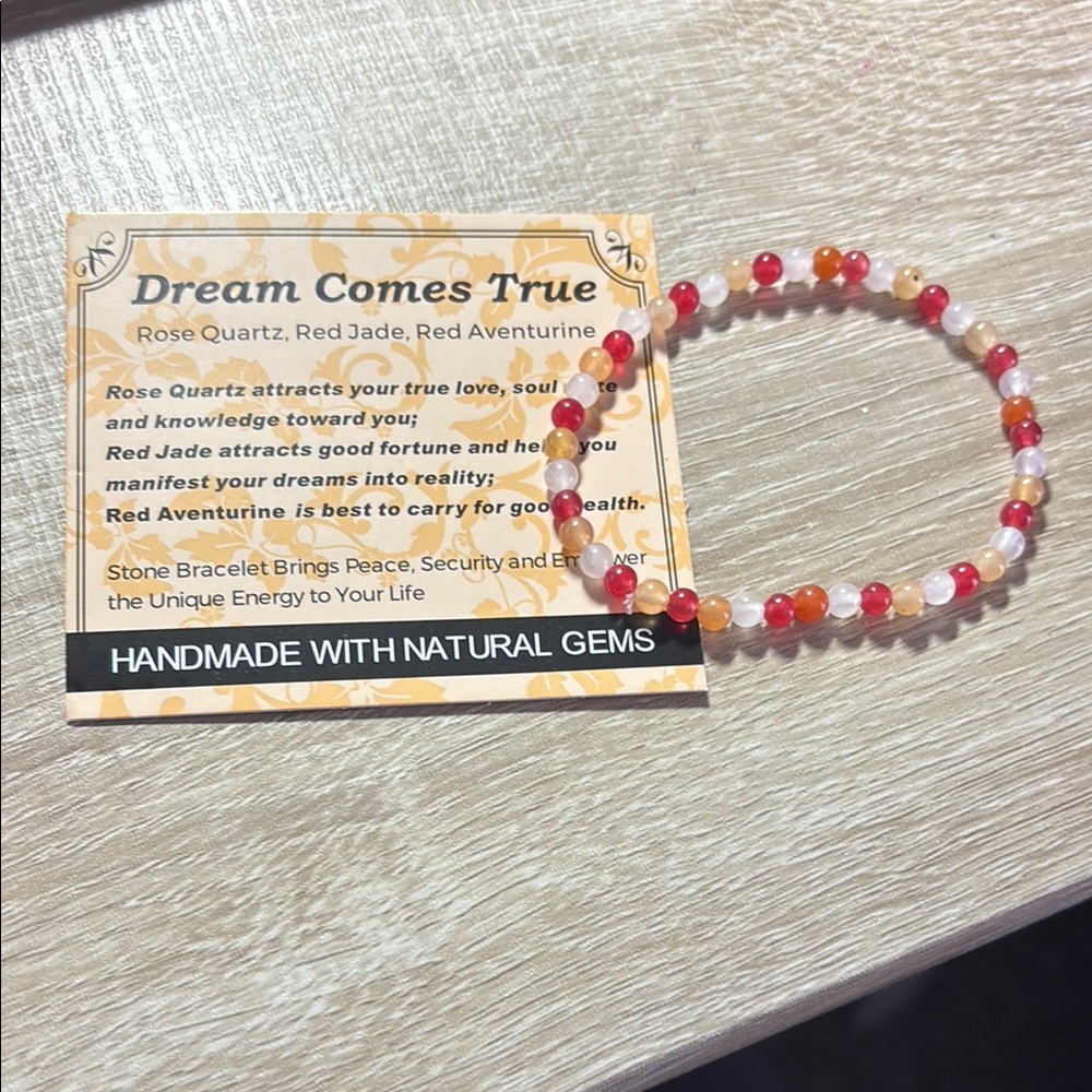 Quartz Jade and Aventurine Bracelet
